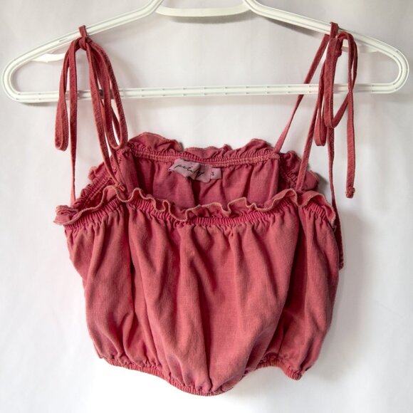 Petal & Pup • Crop Top • S • Pink - Picture 3 of 16